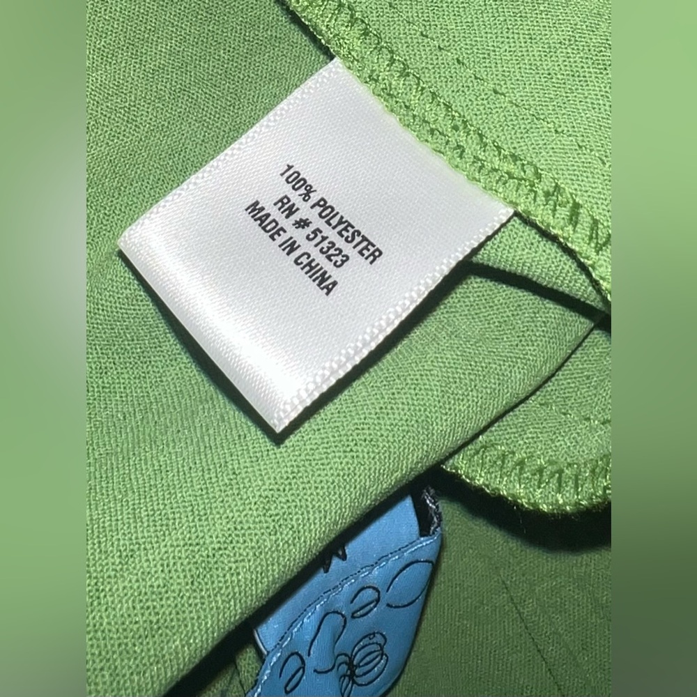 CeCe Light Green Wide-Leg Pants - Picture 9 of 11